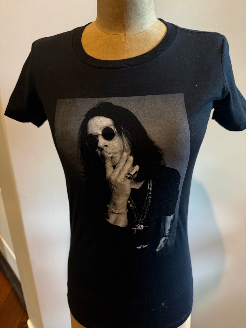 Bella Canvas Black Graphic Tee with Ozzy Osborne